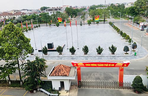 TP. Dĩ An Bình Dương Khang Trang Hướng Đến Đô Thị Văn Minh